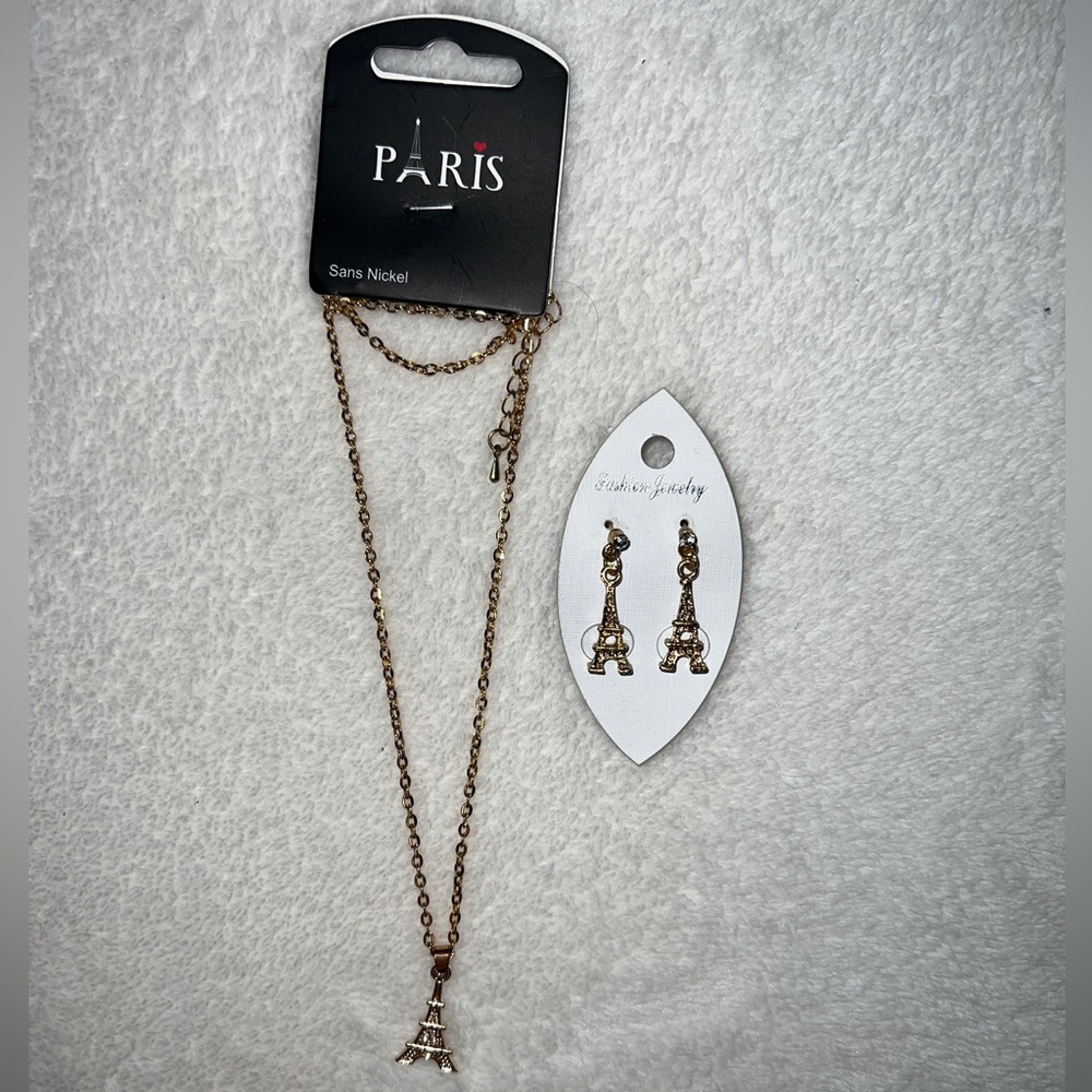 Fashion Paris Set of Necklace & Earrings